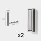 🪝 Multifunctional Wall Mount Foldable Hook: 90° Rotating, Space-Saving, Durable Metal