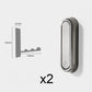 🪝 Multifunctional Wall Mount Foldable Hook: 90° Rotating, Space-Saving, Durable Metal