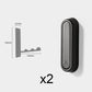🪝 Multifunctional Wall Mount Foldable Hook: 90° Rotating, Space-Saving, Durable Metal