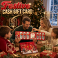 🎄 Festive Cash Gift Card: Multi-Slot Holder, Greeting Message Panel, with Envelope & Ribbon
