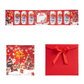 🎄 Festive Cash Gift Card: Multi-Slot Holder, Greeting Message Panel, with Envelope & Ribbon