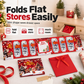 🎄 Festive Cash Gift Card: Multi-Slot Holder, Greeting Message Panel, with Envelope & Ribbon