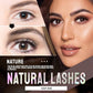 👁️ Reusable Self-Adhesive False Eyelashes: No Glue Needed, 3 Pairs, Natural Look, 3-Second Application