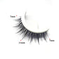 👁️ Reusable Self-Adhesive False Eyelashes: No Glue Needed, 3 Pairs, Natural Look, 3-Second Application