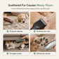 🐾 Low Noise Pet Grooming Kit: Vacuum Clippers, Dual Motor, Rounded Blades, Mess-Free Hair Capture