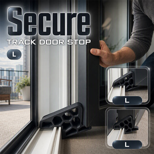 🚪 Sliding Door Track Stop: Secure Wedge, Fits Balcony & Window Tracks, Durable PP, Easy Setup