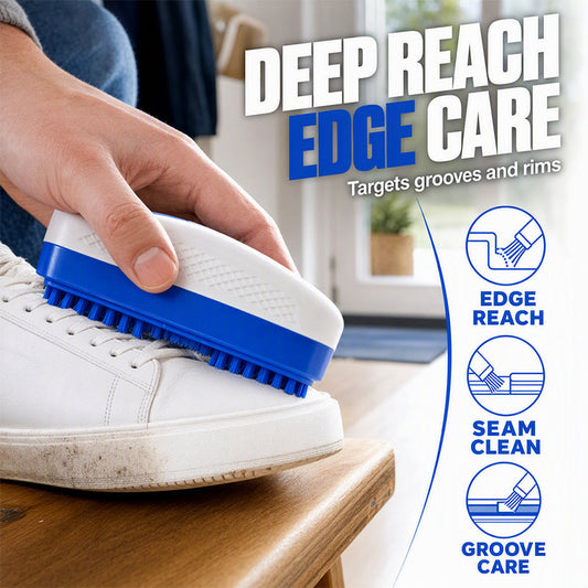 👟 Professional Shoe Cleaner: Waterless Foam, Built-In Brush, Neutral pH, 100ml, Cleans & Protects