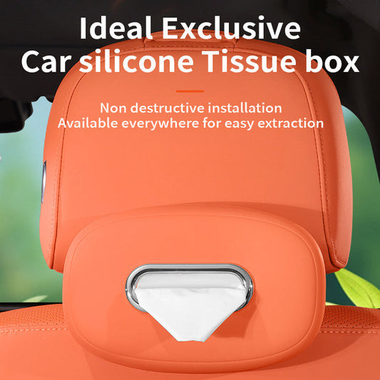 🚗 Car Visor Tissue Holder: Quick-Access, Soft Silicone, One-Hand Pull, Keeps Cabin Tidy & Organized