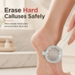 🦶 3-in-1 Foot Scrub & Callus Remover: 304 Stainless Steel, Rubber Bristles, Compact, for Home Spa