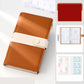 🔐 Password Lock Financial Binder: 3-Digit Combo, Side-Loading Sleeves, Rear Zipper Pocket, PU Leather