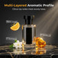 🖤 Men's Luxury Cologne: 24H Lasting, Orange & Peppermint, Jasmine, Sandalwood & Amber, 50ml