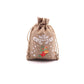 🎄 Christmas Burlap Gift Bags: Drawstring, Festive Print, 2 Sizes, for Treats, Party Favors & Stockings