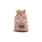 🎄 Christmas Burlap Gift Bags: Drawstring, Festive Print, 2 Sizes, for Treats, Party Favors & Stockings