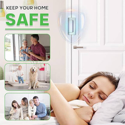 🔒 Security Door Reinforcement Lock: 200KG Force, Aluminum Alloy, Easy Install