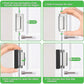 🔒 Security Door Reinforcement Lock: 200KG Force, Aluminum Alloy, Easy Install
