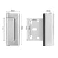 🔒 Security Door Reinforcement Lock: 200KG Force, Aluminum Alloy, Easy Install