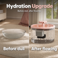 🐱 Automatic Pet Water Fountain: 1500ml, Multi-Layer Filtration, Whisper-Quiet, Easy-Clean