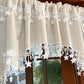 ⭐ Star Lace Trim Curtain: Arched Design, Rod Pocket, Premium Blend