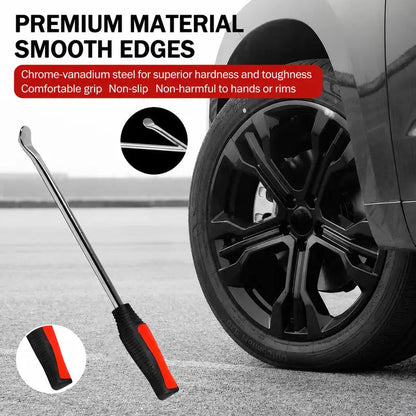 🔧 Heavy-Duty Tire Change Lever: 30.5cm, Chrome Vanadium Steel, Ergonomic Grip, for Car & Motorcycle