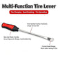 🔧 Heavy-Duty Tire Change Lever: 30.5cm, Chrome Vanadium Steel, Ergonomic Grip, for Car & Motorcycle