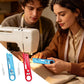 🧵 2-in-1 Needle Threader & Seam Ripper: Built-In Magnifier, Magnetic, Dual-Scale, for Sewing