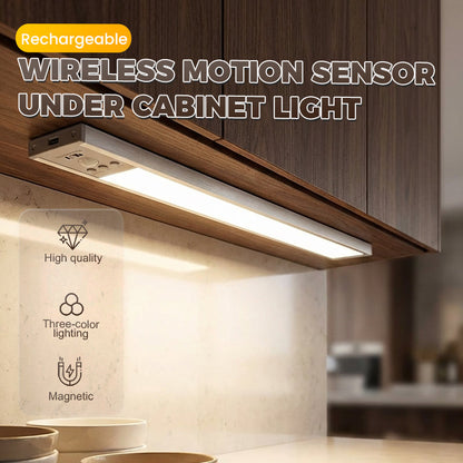 💡 Motion Sensor LED Light: USB-C Rechargeable, 5 Brightness Levels, 3 Color Temps, Magnetic Install
