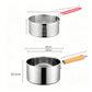 🍳 304 Stainless Steel Fryer Pot: Compact Oil-Saving, Glass Lid, Universal Stove