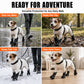 🐕 Anti-Drop Dog Boots: Suspender Harness System, Waterproof, Non-Slip, All-Weather Protection