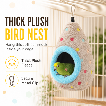 🐦 Save 50%!  Hanging Bird Nest Hammock – Warm cotton & egg‑shaped comfort ✨