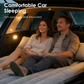 🛏️ Inflatable Car Mattress: Anti-Leak Valve, Anti-Drop Barriers, Skin-Friendly, with Pillows & Pump