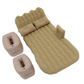 🛏️ Inflatable Car Mattress: Anti-Leak Valve, Anti-Drop Barriers, Skin-Friendly, with Pillows & Pump