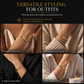 ✨ 18K Vacuum Plated Cuff Bangle: Engraved Vintage Lettering, Titanium Steel, Tarnish-Free, Gold/Silver