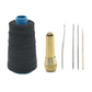 🧵 Leather Stitching Awl Kit: Copper Handle, 3/4 Needles, Waxed Thread