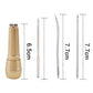 🧵 Leather Stitching Awl Kit: Copper Handle, 3/4 Needles, Waxed Thread
