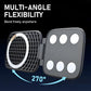 🧲 Magnetic Phone Mount: Strong Hold, Multi-Angle Bend, Heat-Resistant, Anti-Vibration, for Car & Desk