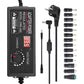 🔌 Adjustable DC Power Adapter: 3V-24V, Digital Display, Safety Protection