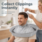 ✂️ Home Haircut Cape: Built-In Hair Catcher Groove, Waterproof, Foldable, 60cm, Mess-Free