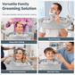 ✂️ Home Haircut Cape: Built-In Hair Catcher Groove, Waterproof, Foldable, 60cm, Mess-Free