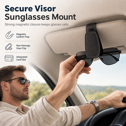 📢📢Buy 2 Get 1 Free !! ⏰Car Sunglasses Holder Double Clip Eyeglasses Mount and Ticket Card Clip