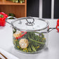 🍲 Borosilicate Glass Pot: Direct Heat, Transparent, Steel Handles