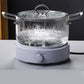 🍲 Borosilicate Glass Pot: Direct Heat, Transparent, Steel Handles