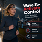 🔦 Motion Sensor LED Headlamp: USB Rechargeable, 100m Range, Red-Blue Alert