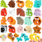 🔤 Wooden Alphabet & Animal Matching Toy: 26 Pcs, Fine Motor Skills, Child-Safe