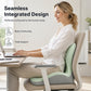 🪑 Ergonomic Seat Cushion: Memory Foam, Lumbar Support, Posture Correction