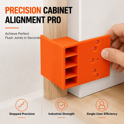 🔧 Wardrobe Panel Alignment Jig: One-Hand Solo Installation, Flush Edges, Solid Molded, 20/22mm