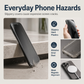 📱 Liquid Silicone Phone Case: Magnetic Ring, Scratch-Free Flocking, Soft Grip, 40g Lightweight
