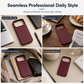 📱 Liquid Silicone Phone Case: Magnetic Ring, Scratch-Free Flocking, Soft Grip, 40g Lightweight