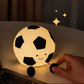 ⚽ Silicone Soccer Night Light: Tap Control, 3 Brightness, Auto-Off Timer, 1200mAh, Rechargeable