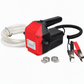 ⚡ Electric Oil Transfer Pump: 12V/24V, Self-Priming, Battery Clamps, for Diesel & Motor Oil