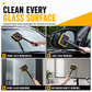 🚿 Extended Handle Windshield Cleaner: Coral Fleece, Suede, Streak-Free